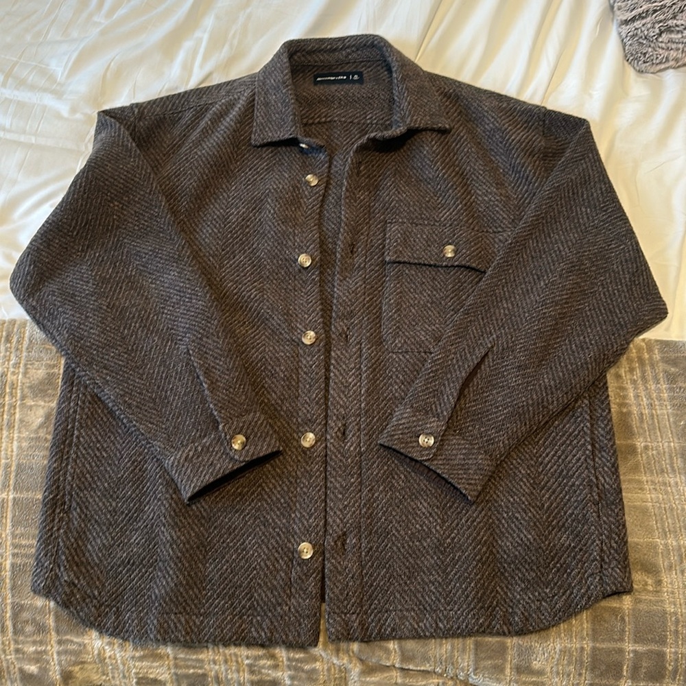 Abercrombie & Fitch Heavyweight Flannel Shirt Jacket